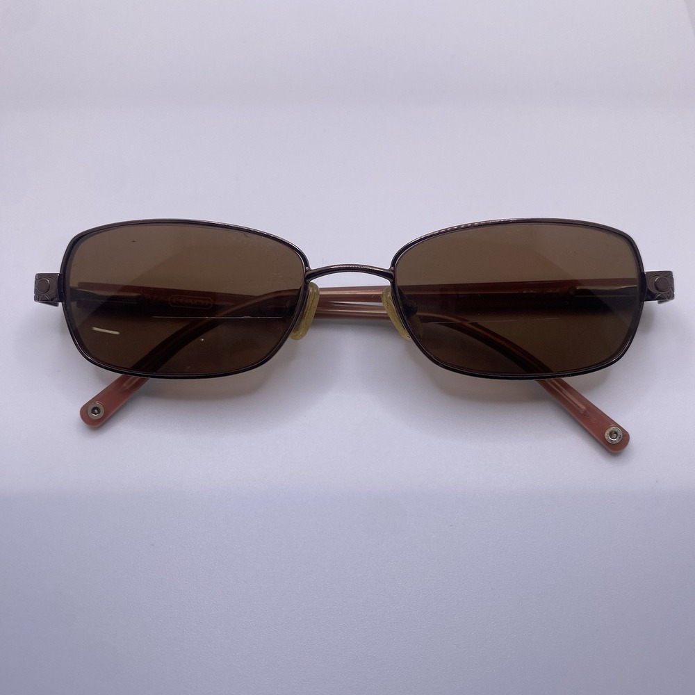 Coach Sunglasses Eyeglasses Women FRAME ONLY Tonie Rectangular 51-17-130 Tan 845